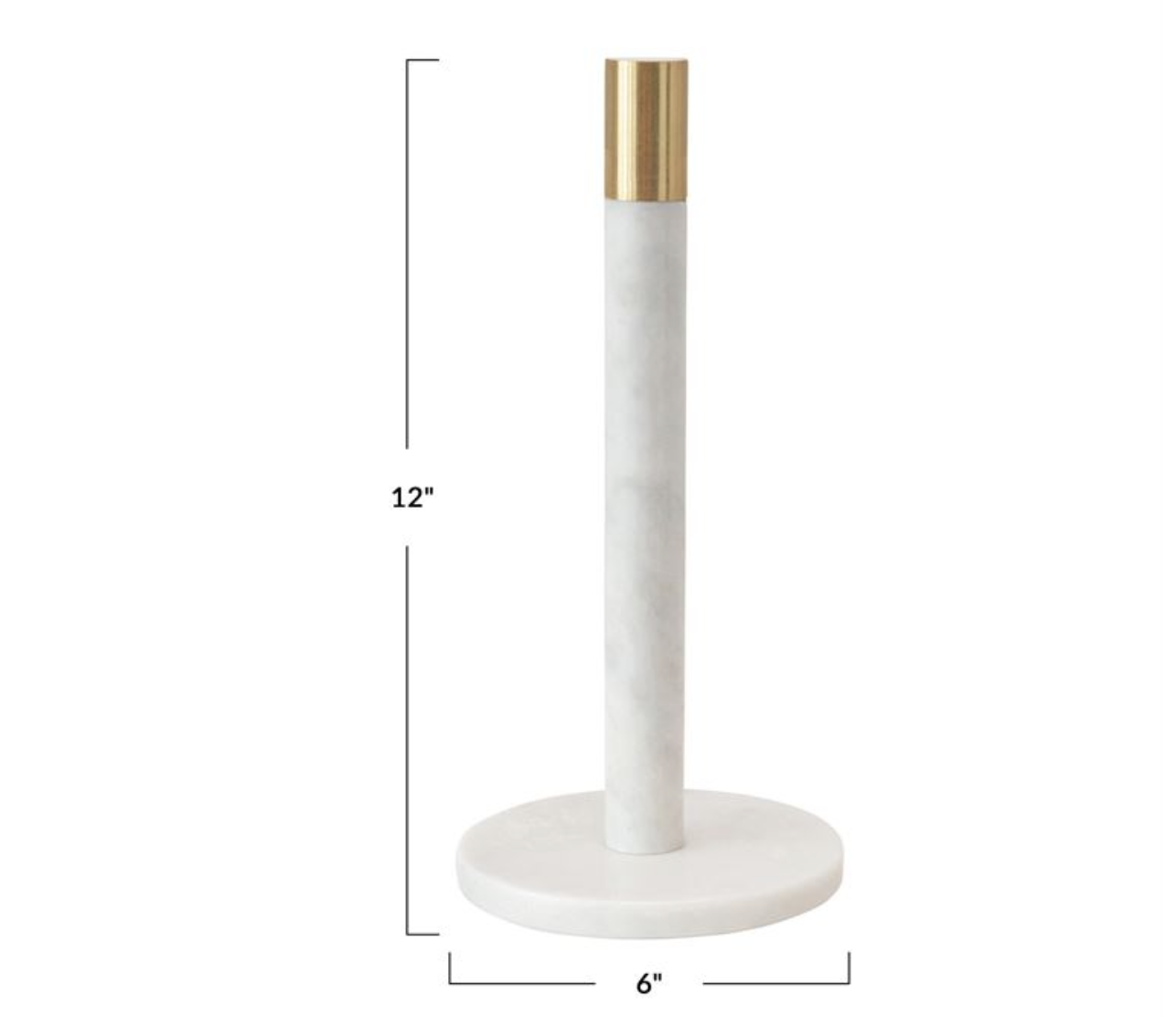 Marble Paper Towel Holder - DLUX Design & Co : DLUX Design & Co